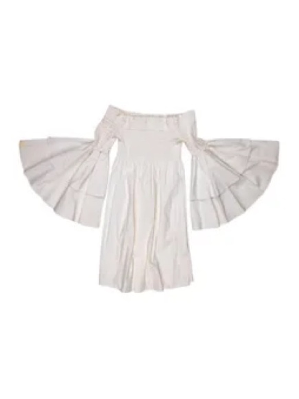 Caroline Constas Off-The-Shoulder Midi Length Dress